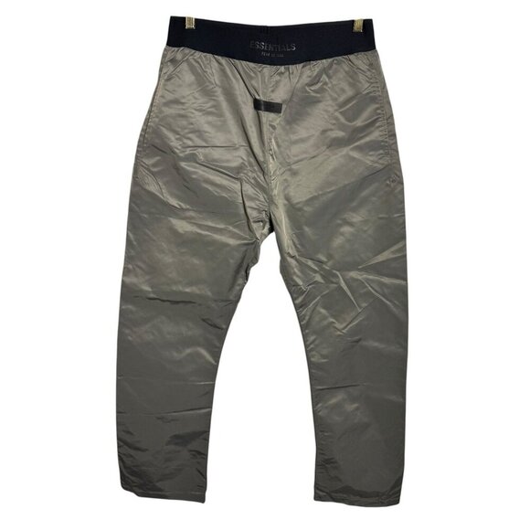 Fear Of God Essentials Bonded Nylon Pants Gray black Mens size Medium NWT - Picture 4 of 13
